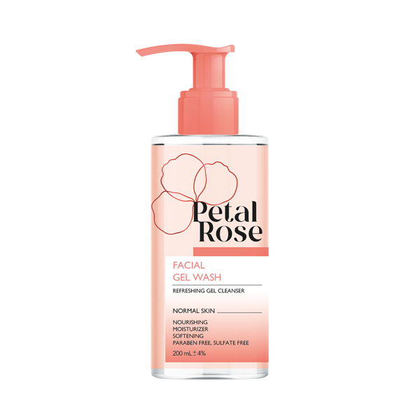ژل شستشوی صورت مناسب پوست نرمال پتال رز