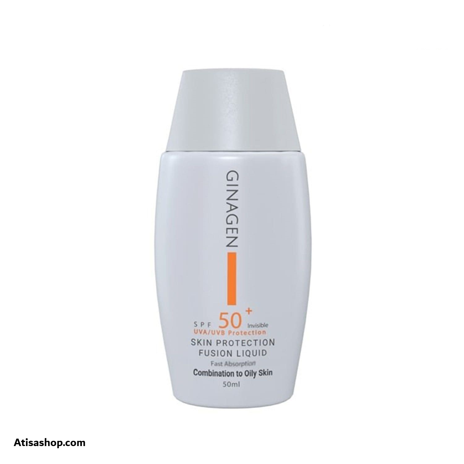 ضد آفتاب بی رنگ ژیناژن پوست چرب و مختلط