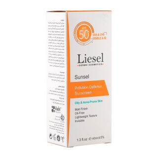 کرم ضد آفتاب بی رنگ اس پی اف 50 مناسب پوست چرب حجم 40 میلی لیتر لایسل