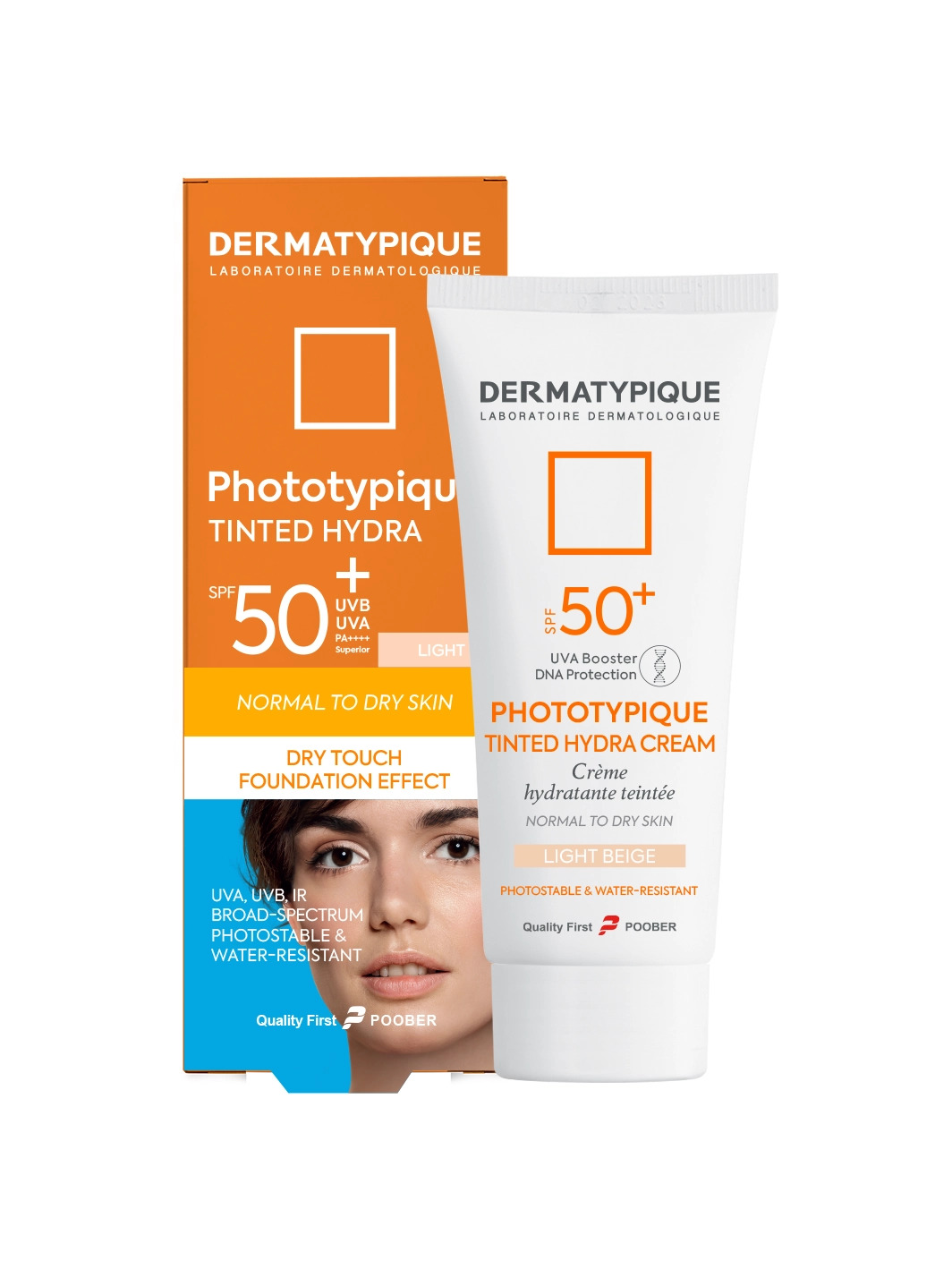 کرم ضد آفتاب رنگ لایت (Light) هیدرا فتوتیپیک + SPF50 (درماتیپیک)