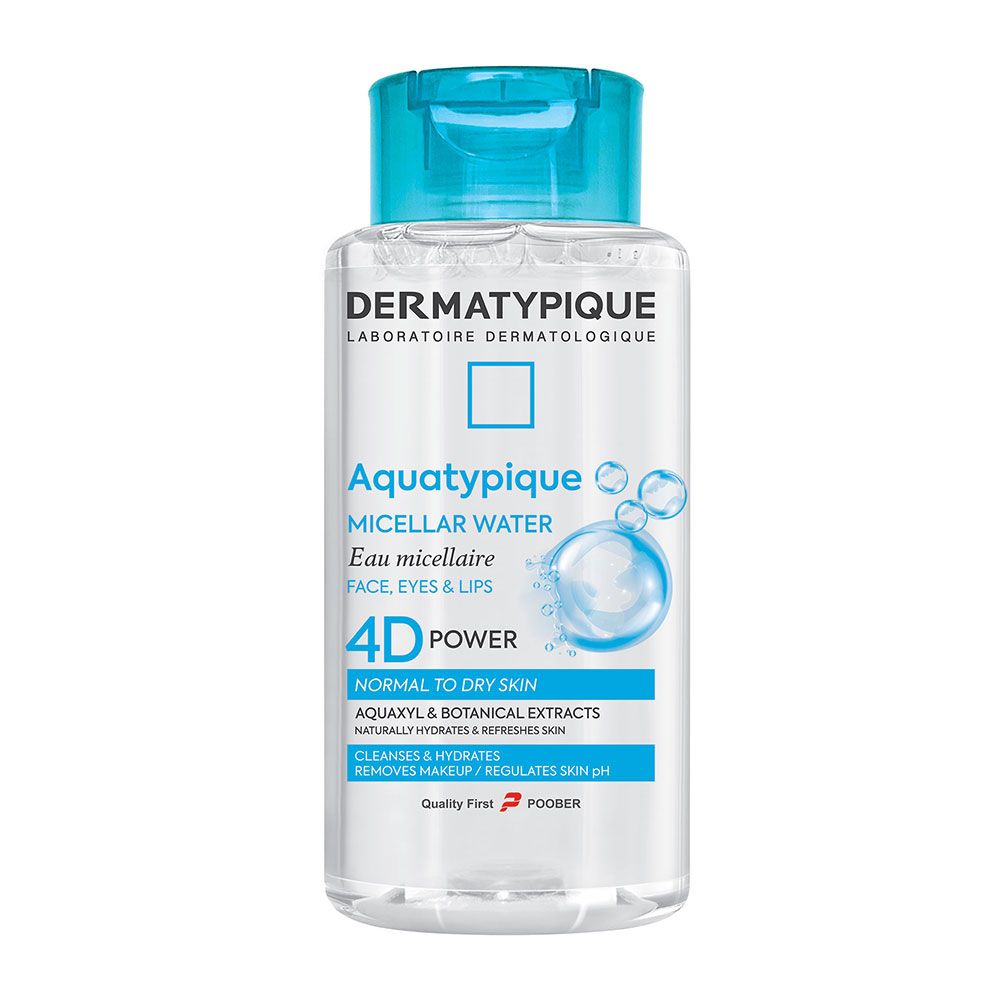 محلول پاک کننده آرایش پوست نرمال تا خشک آکواتیپیک درماتیپیک