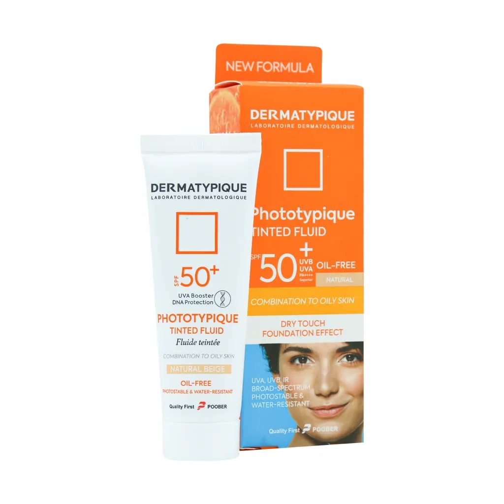 فلویید ضد آفتاب رنگ طبیعی (نچرال Natural) پوست چرب فتوتیپیک + SPF50 (درماتیپیک)