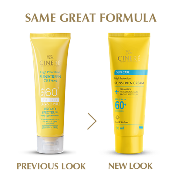 کرم ضد آفتاب سینره با SPF 60 (بدون رنگ)