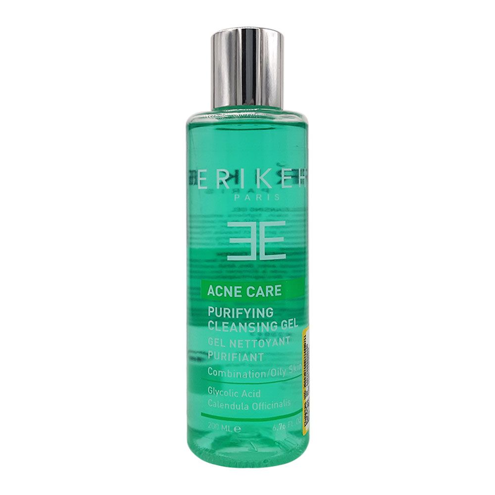ژل پاک کننده پوست چرب و کنترل کننده چربی اریکه 200 میل
